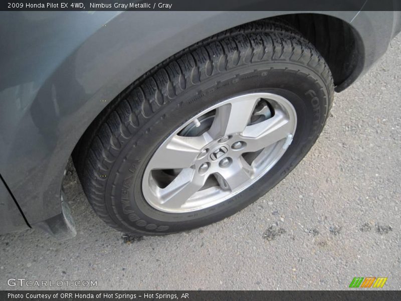 Nimbus Gray Metallic / Gray 2009 Honda Pilot EX 4WD