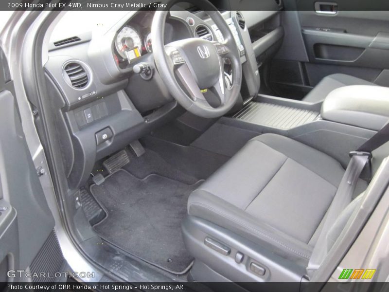 Nimbus Gray Metallic / Gray 2009 Honda Pilot EX 4WD