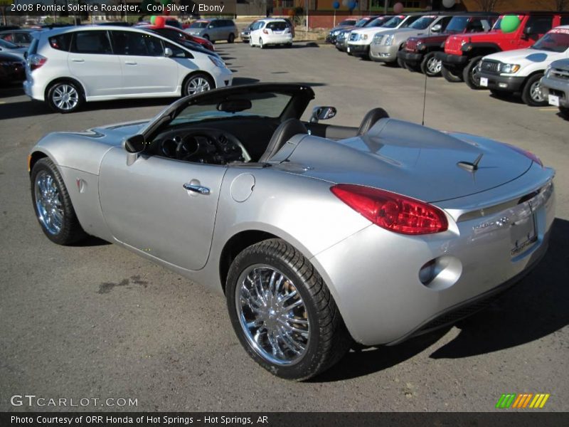 Cool Silver / Ebony 2008 Pontiac Solstice Roadster