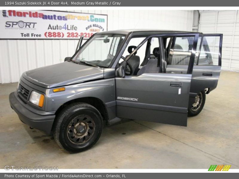 Medium Gray Metallic / Gray 1994 Suzuki Sidekick JX 4 Door 4x4