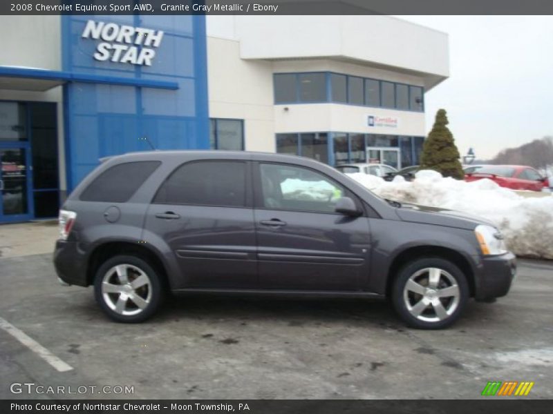Granite Gray Metallic / Ebony 2008 Chevrolet Equinox Sport AWD