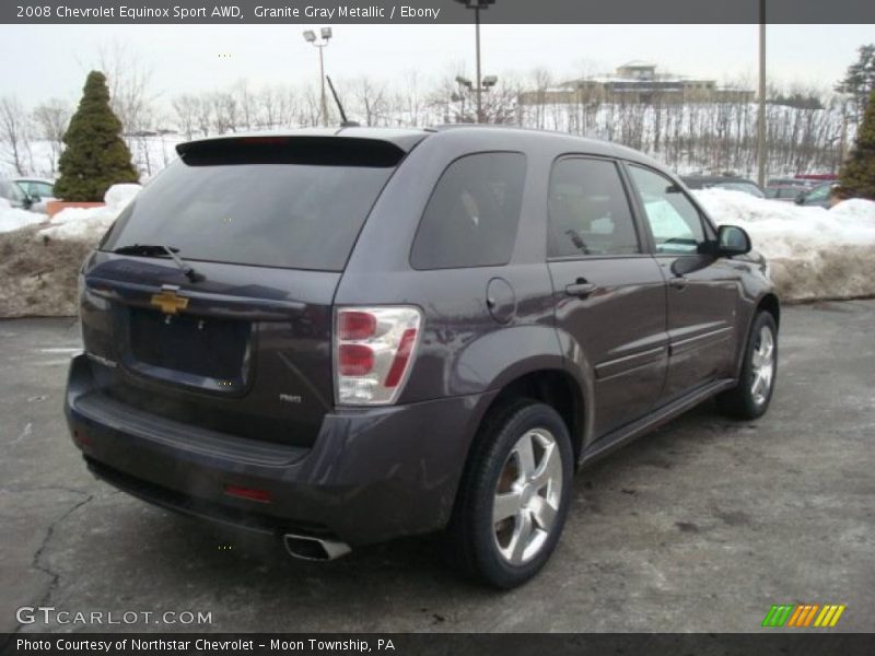 Granite Gray Metallic / Ebony 2008 Chevrolet Equinox Sport AWD