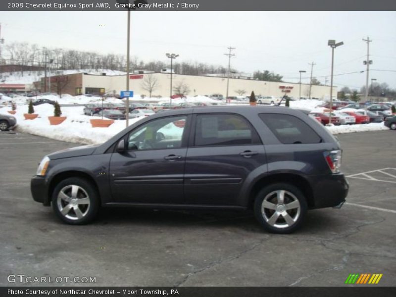 Granite Gray Metallic / Ebony 2008 Chevrolet Equinox Sport AWD