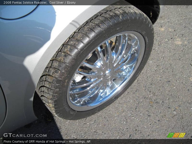Cool Silver / Ebony 2008 Pontiac Solstice Roadster