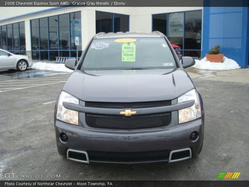 Granite Gray Metallic / Ebony 2008 Chevrolet Equinox Sport AWD