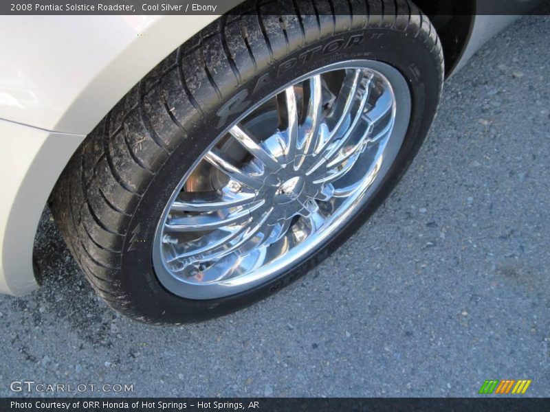 Cool Silver / Ebony 2008 Pontiac Solstice Roadster