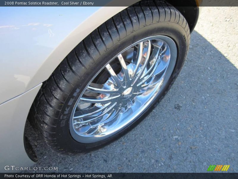 Cool Silver / Ebony 2008 Pontiac Solstice Roadster