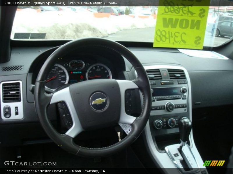 Granite Gray Metallic / Ebony 2008 Chevrolet Equinox Sport AWD