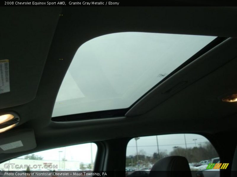 Granite Gray Metallic / Ebony 2008 Chevrolet Equinox Sport AWD