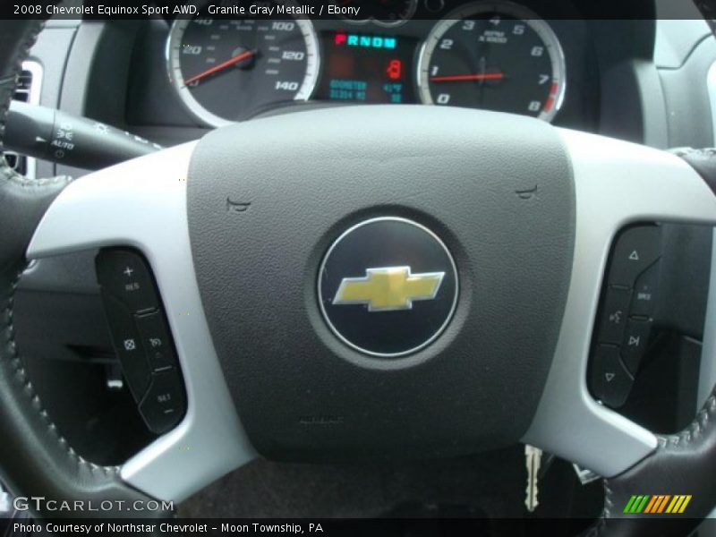 Granite Gray Metallic / Ebony 2008 Chevrolet Equinox Sport AWD