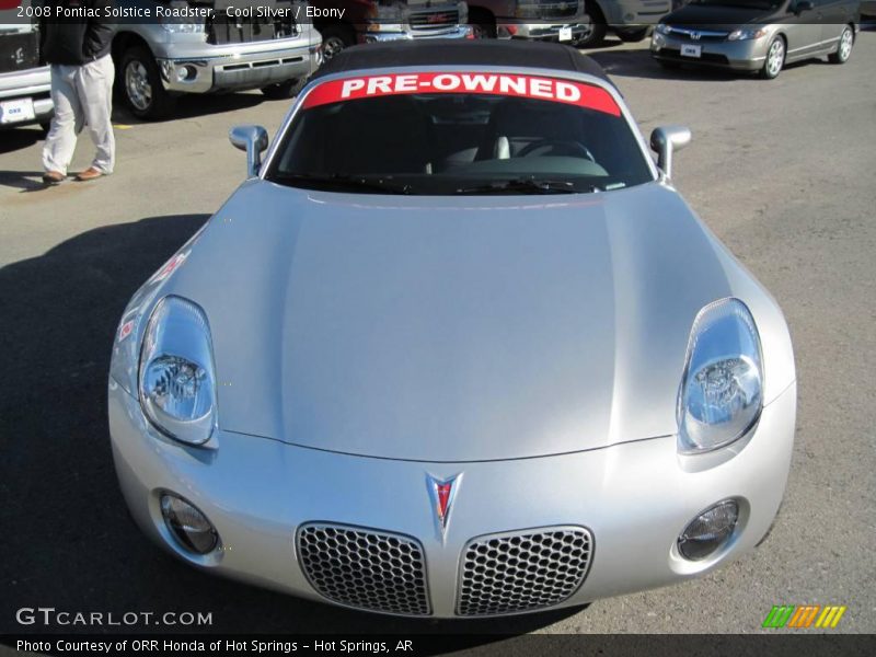 Cool Silver / Ebony 2008 Pontiac Solstice Roadster