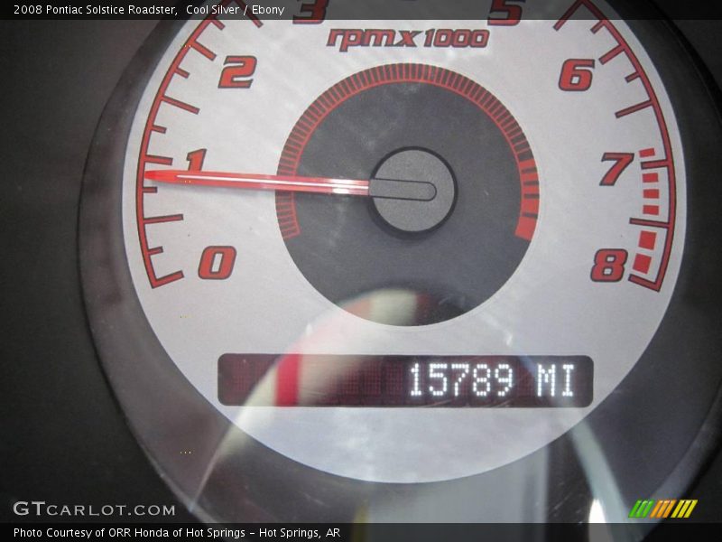 Cool Silver / Ebony 2008 Pontiac Solstice Roadster