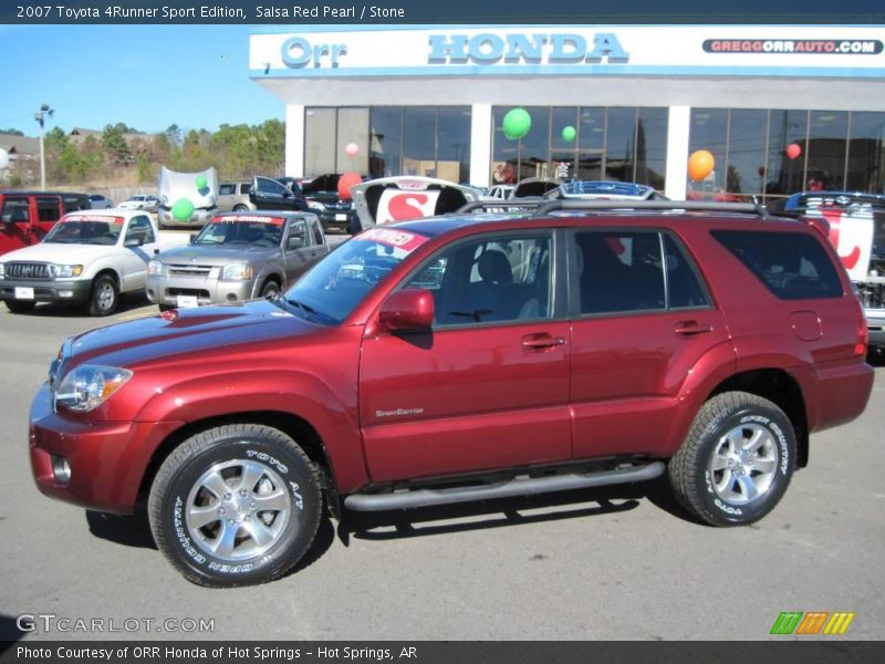 Salsa Red Pearl / Stone 2007 Toyota 4Runner Sport Edition