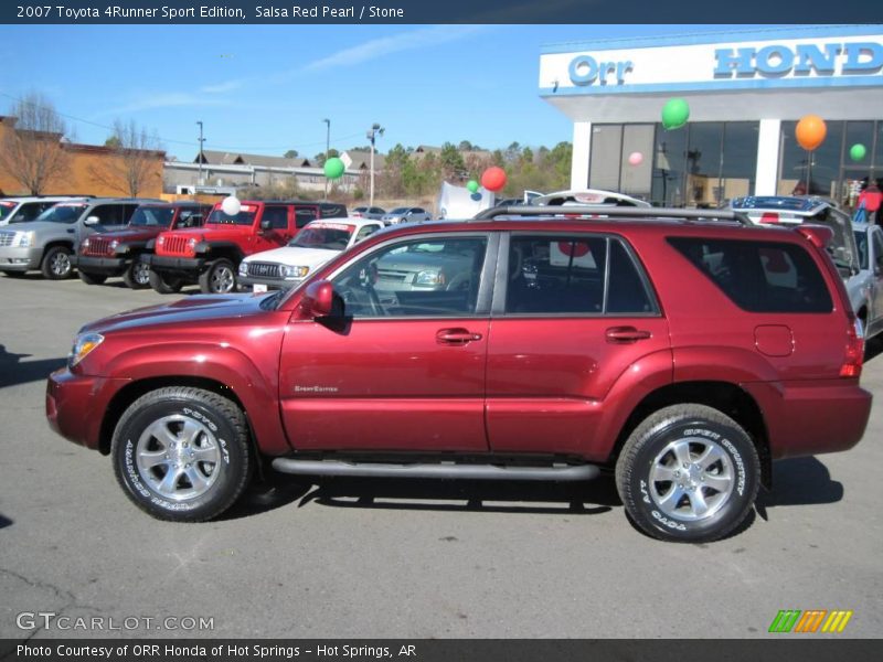 Salsa Red Pearl / Stone 2007 Toyota 4Runner Sport Edition