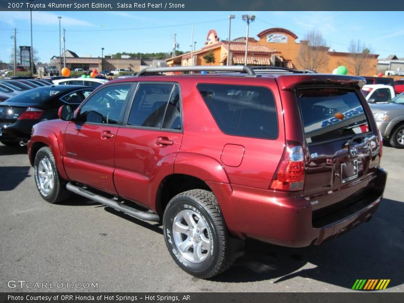 Salsa Red Pearl / Stone 2007 Toyota 4Runner Sport Edition