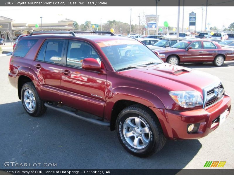 Salsa Red Pearl / Stone 2007 Toyota 4Runner Sport Edition