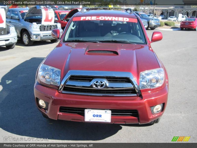 Salsa Red Pearl / Stone 2007 Toyota 4Runner Sport Edition