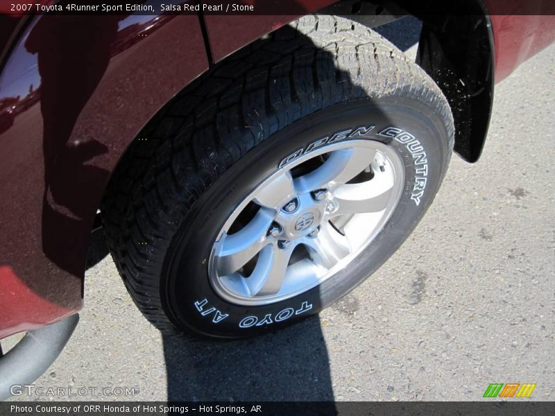 Salsa Red Pearl / Stone 2007 Toyota 4Runner Sport Edition
