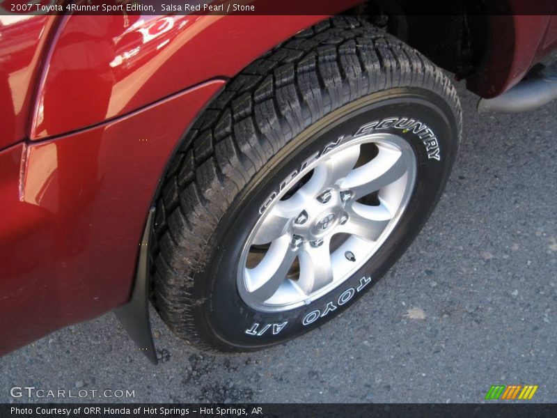 Salsa Red Pearl / Stone 2007 Toyota 4Runner Sport Edition