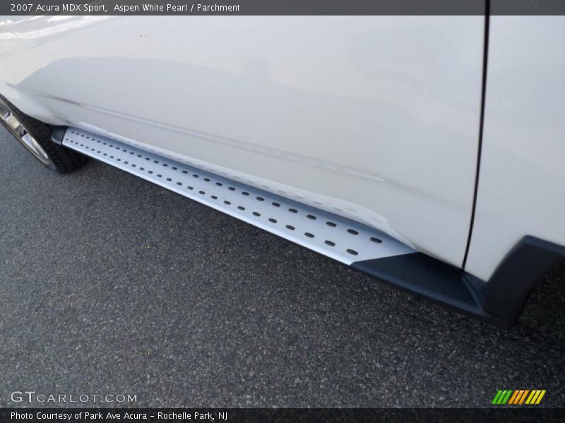 Aspen White Pearl / Parchment 2007 Acura MDX Sport