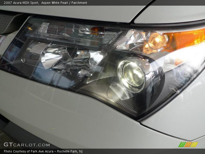 Aspen White Pearl / Parchment 2007 Acura MDX Sport