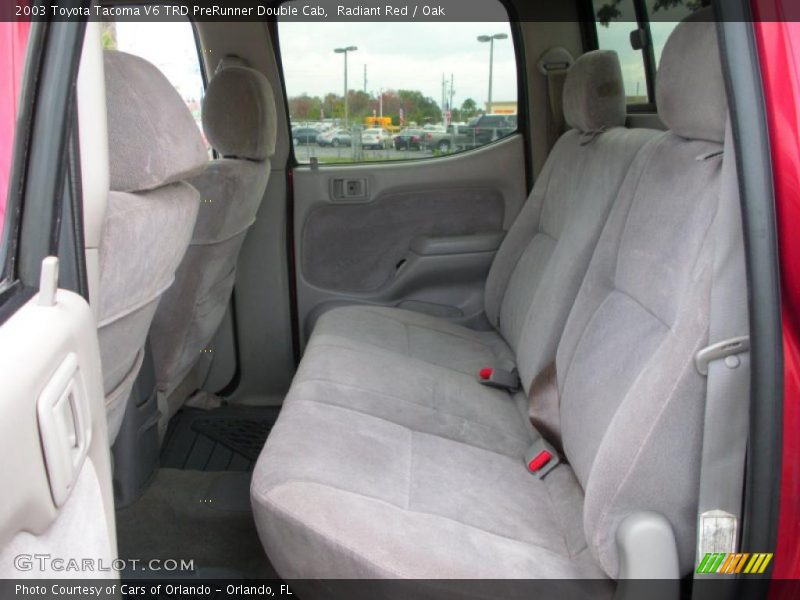 Radiant Red / Oak 2003 Toyota Tacoma V6 TRD PreRunner Double Cab