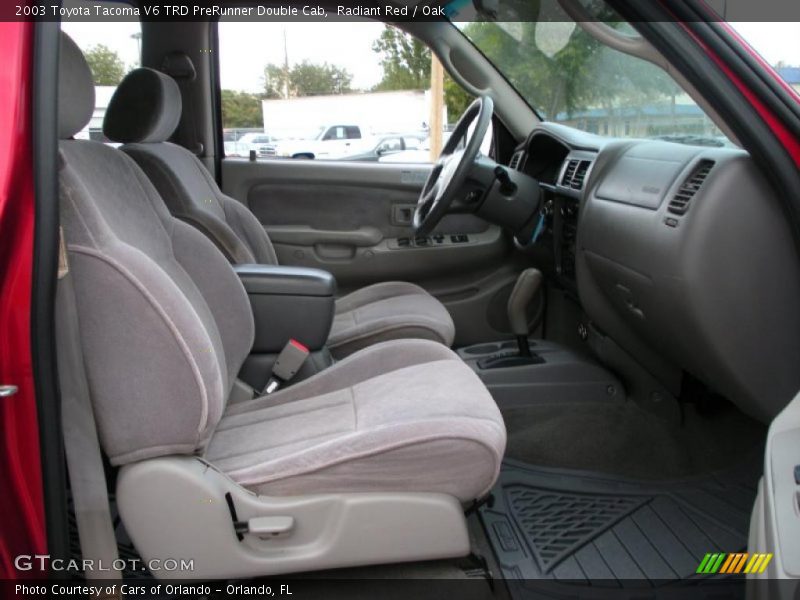 Radiant Red / Oak 2003 Toyota Tacoma V6 TRD PreRunner Double Cab