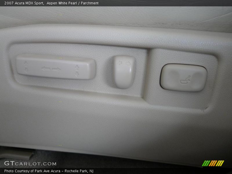 Aspen White Pearl / Parchment 2007 Acura MDX Sport