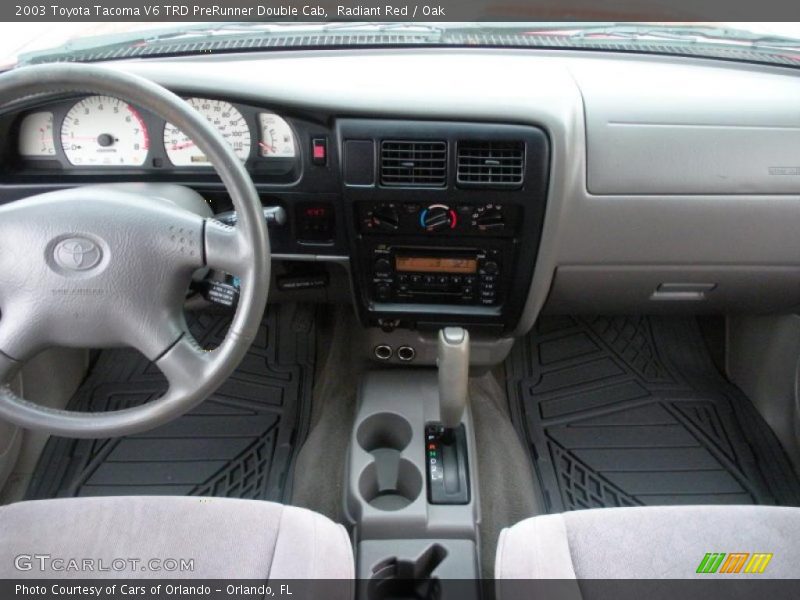 Radiant Red / Oak 2003 Toyota Tacoma V6 TRD PreRunner Double Cab