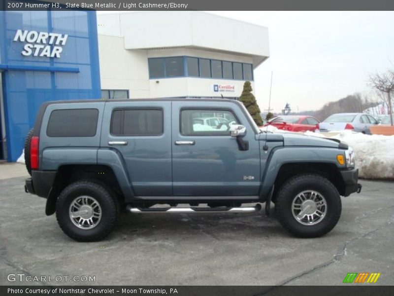 Slate Blue Metallic / Light Cashmere/Ebony 2007 Hummer H3