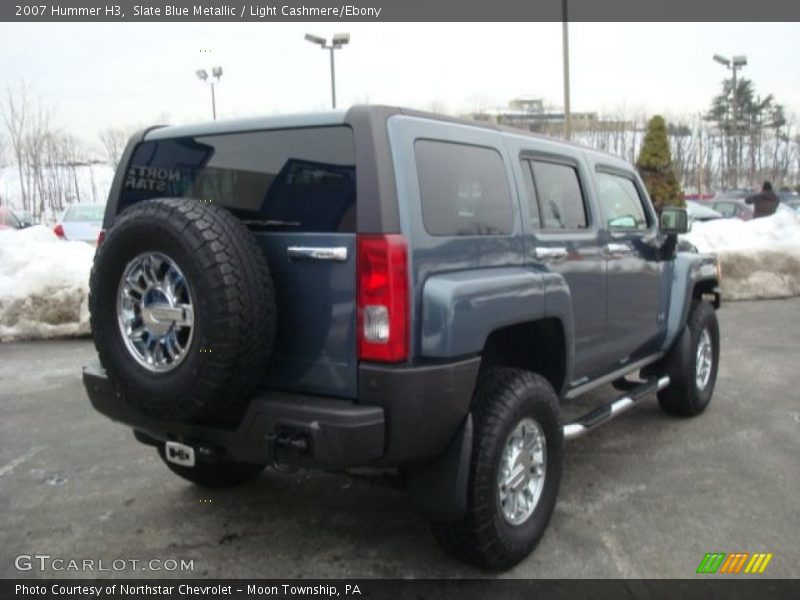Slate Blue Metallic / Light Cashmere/Ebony 2007 Hummer H3