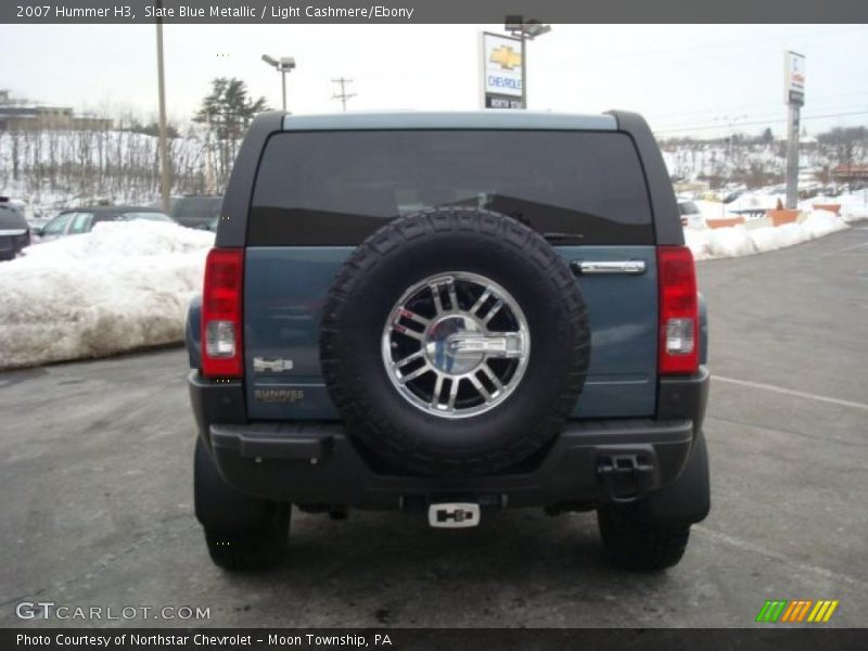 Slate Blue Metallic / Light Cashmere/Ebony 2007 Hummer H3