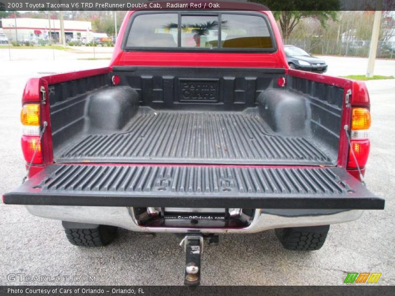 Radiant Red / Oak 2003 Toyota Tacoma V6 TRD PreRunner Double Cab