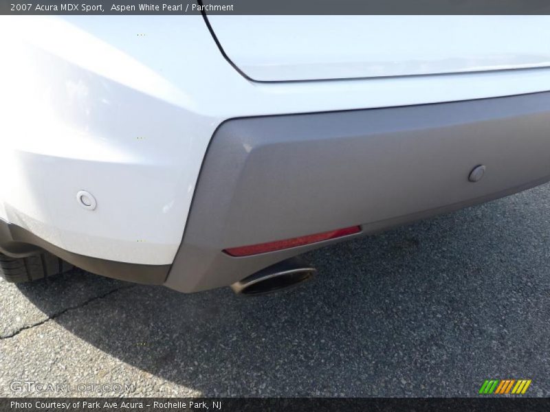 Aspen White Pearl / Parchment 2007 Acura MDX Sport