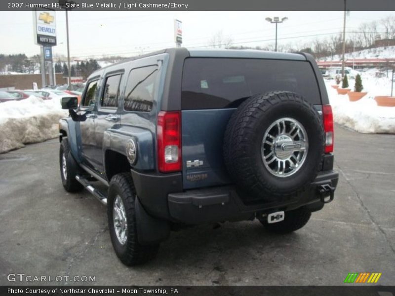 Slate Blue Metallic / Light Cashmere/Ebony 2007 Hummer H3