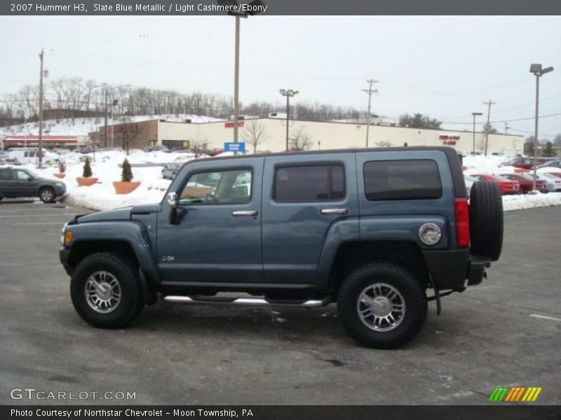 Slate Blue Metallic / Light Cashmere/Ebony 2007 Hummer H3
