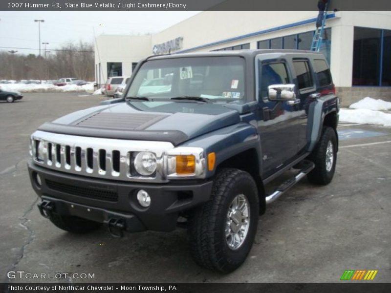 Slate Blue Metallic / Light Cashmere/Ebony 2007 Hummer H3