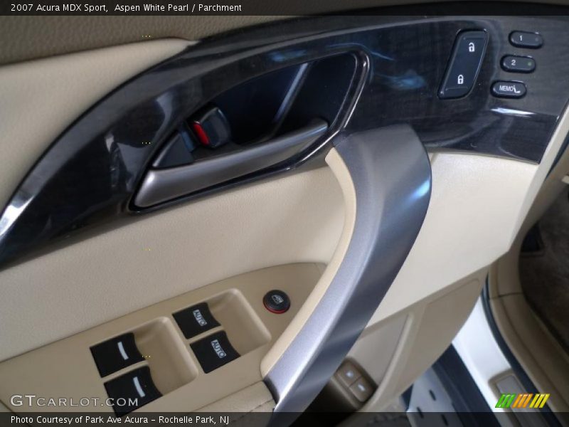 Aspen White Pearl / Parchment 2007 Acura MDX Sport