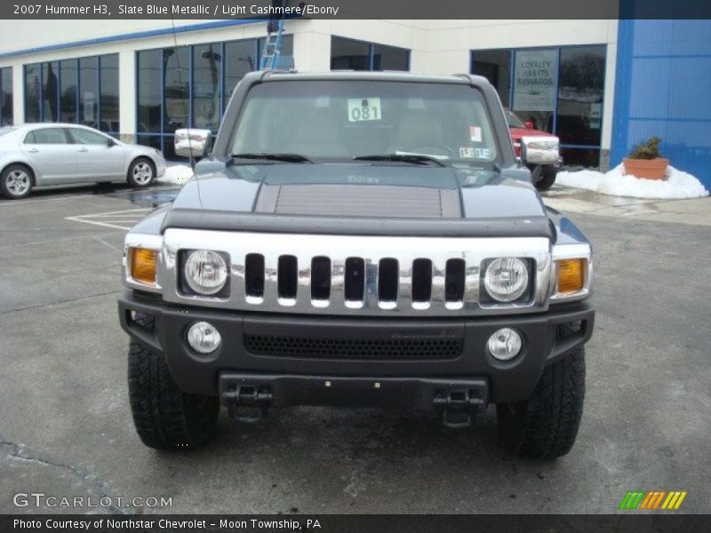 Slate Blue Metallic / Light Cashmere/Ebony 2007 Hummer H3