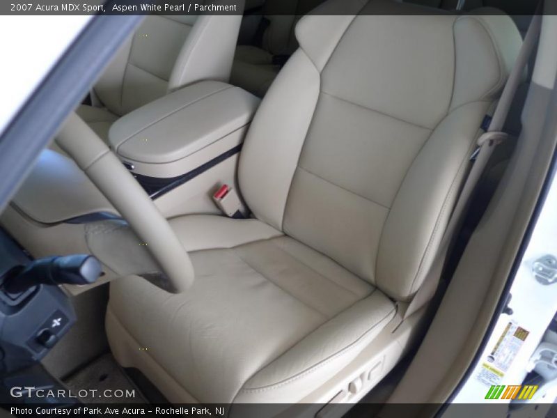 Aspen White Pearl / Parchment 2007 Acura MDX Sport