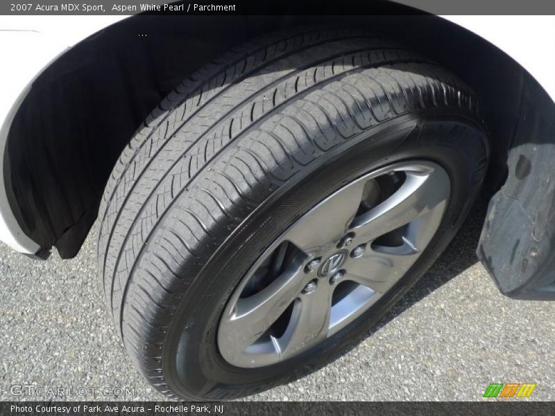 Aspen White Pearl / Parchment 2007 Acura MDX Sport