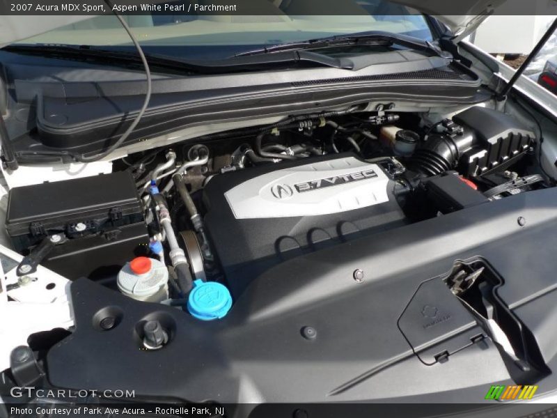 Aspen White Pearl / Parchment 2007 Acura MDX Sport