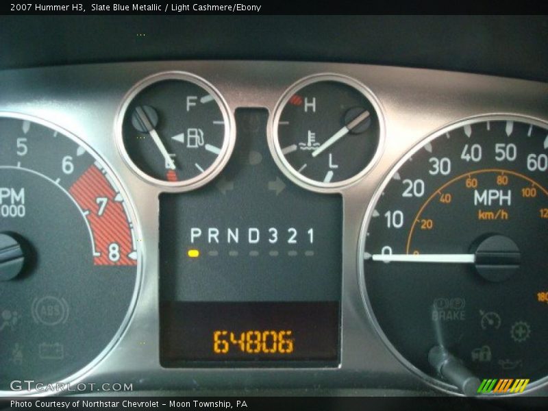Slate Blue Metallic / Light Cashmere/Ebony 2007 Hummer H3