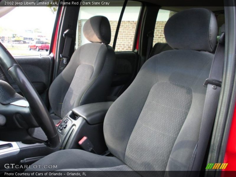 Flame Red / Dark Slate Gray 2002 Jeep Liberty Limited 4x4