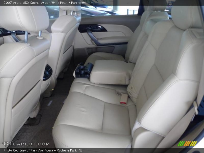Aspen White Pearl / Parchment 2007 Acura MDX Sport