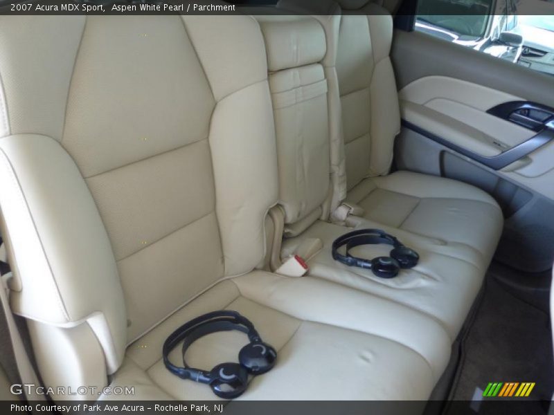 Aspen White Pearl / Parchment 2007 Acura MDX Sport