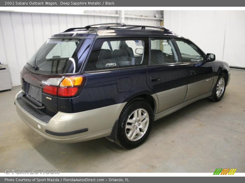Deep Sapphire Metallic / Black 2001 Subaru Outback Wagon