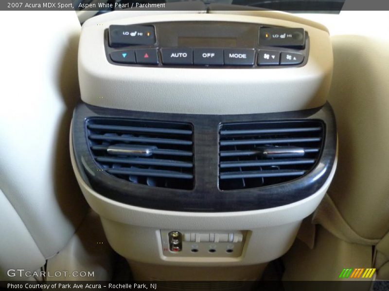 Aspen White Pearl / Parchment 2007 Acura MDX Sport