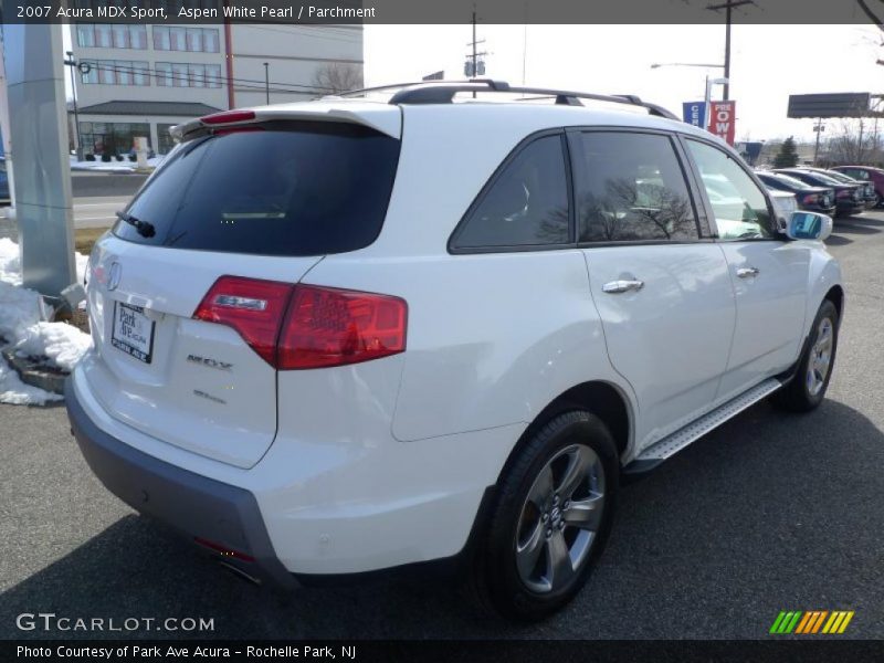 Aspen White Pearl / Parchment 2007 Acura MDX Sport