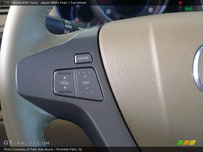 Aspen White Pearl / Parchment 2007 Acura MDX Sport